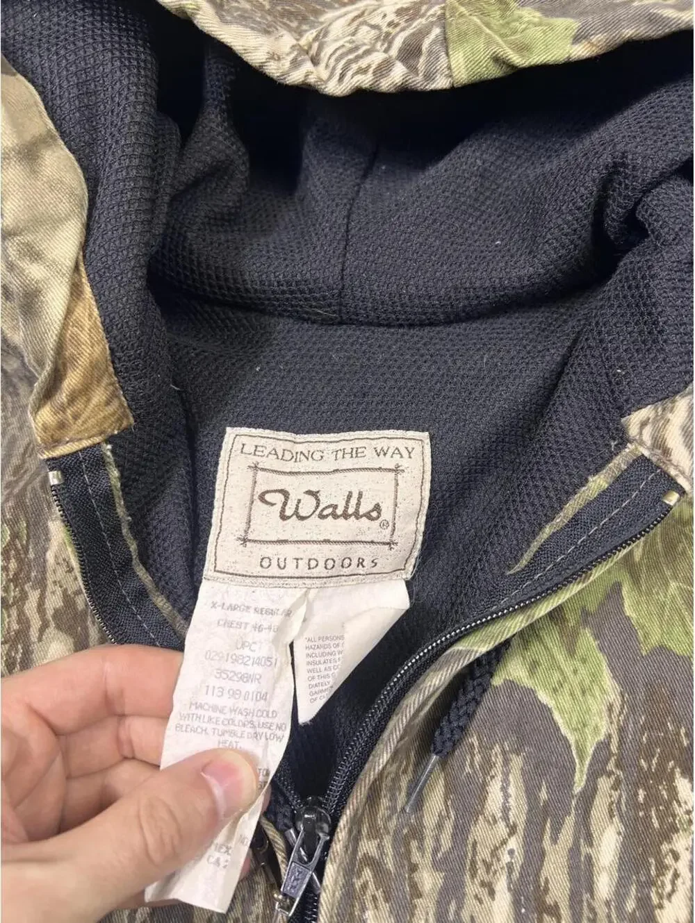 Vintage Realtree Camo Jacket Walls Outdoors